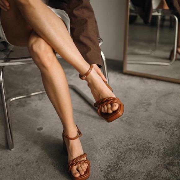 Women sandals leather size 38 - Picture 3 of 7